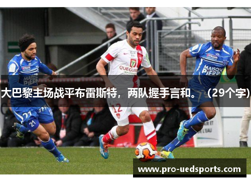 大巴黎主场战平布雷斯特,两队握手言和。(29个字) 大巴黎主场战平布雷斯特,两队握手言和。(29个字)